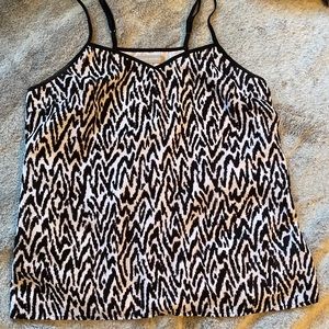 Banana Republic Zebra Print Cami